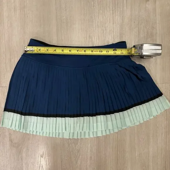 Lululemon Pleated High Rise Women's Tennis Skirt Striped Size 4 - LOT OF 2 - Picture 7 of 12